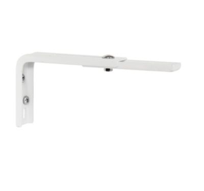 Lot de 2 équerres réglables déport entre 10 et 16,5cm – Blanches