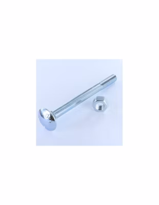 Boulon (vendu avec Ecrou) TRCC JAPY tête ronde collet carré M16X320 Filetage partiel Acier zingué – 1 pièce