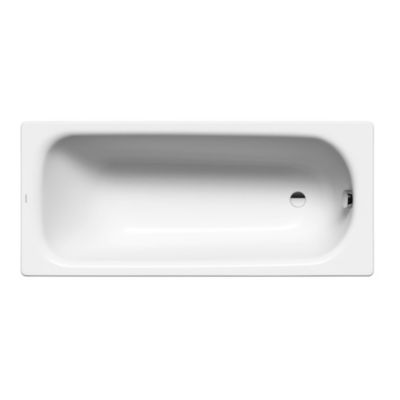 Kaldewei Saniform Plus baignoire rectangulaire avec pieds 160×75 cm acier émaillé, Blanc alpin (112500010001-SET)