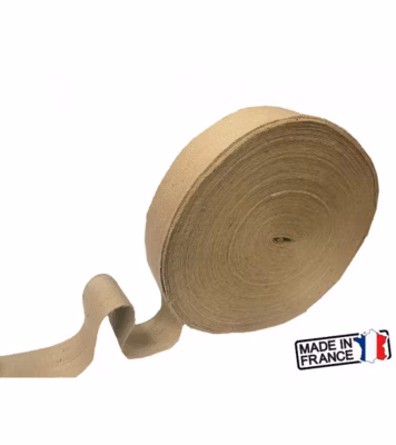 Sangle Jute Naturelle 85mm Bobine x 100 mètres