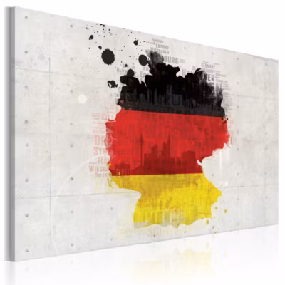 Tableau Cartes du monde Carte de l&rsquo;Allemagne 60×40 cm