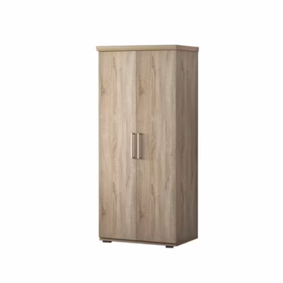 Armoire 2 portes avec penderie TOM  Chene sonoma