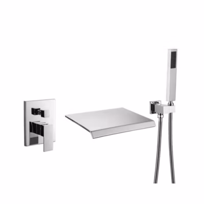 Robinet mitigeur baignoire & douche Chromé – Matera