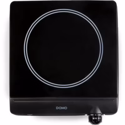Plaque de Cuisson – Mobile Electrique Plaque de cuisson céramique – DOMO – 1 feu – 25,3 x 28,7 x 7 cm – DO30111KP