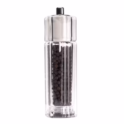 Salière et poivrière 2 en 1 Hexa 16 cm