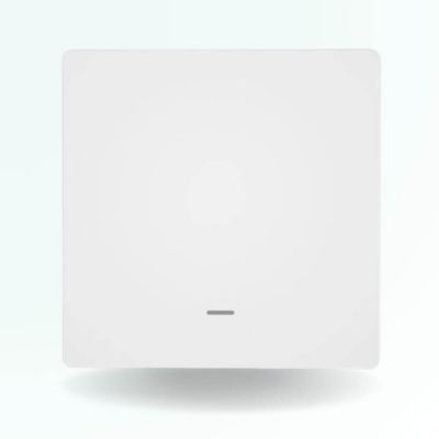 Interrupteur connecté sans fil de scène zigbee – 1 bouton