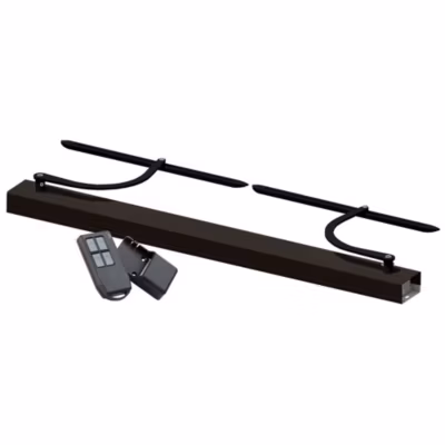 Motorisation pour volet 2 battants SLID&rsquo;UP WINEO radio – baie 1500 à 2500 mm – brun et noir