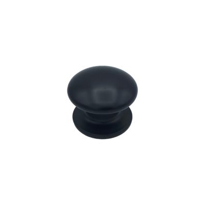 Bouton tirant de porte fixe D80 mm en aluminium Noir – breveté