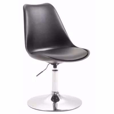 Chaise de Salle à manger Maverick , Noir -Chrome