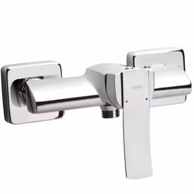 Robinet mitigeur mural de douche – VENETO Chromé – SANIVERRE