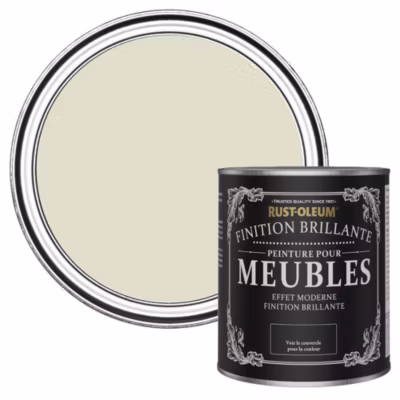 Peinture Beige pour Meubles, Finition Brillante – RUST-OLEUM – Avoine 750ml
