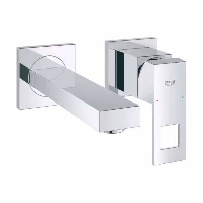 GROHE Eurocube façade mitigeur lavabo 2 trous mural 19895000