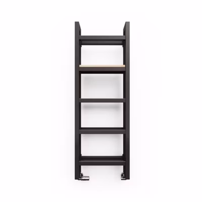Sèche-serviette eau chaude noir de 920mm de haut et 300mm de large – 383 Watt – STA920/300SXN