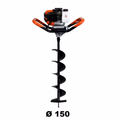 Tarière thermique 52 cm3, 3 CV + mèche 150 mm – GT GARDEN