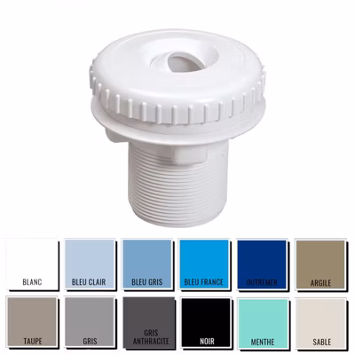 Buse de refoulement Aquareva – piscine béton/liner – Gris