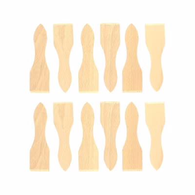 Ensemble de 12 spatules à raclette en bois 13 cm Fackelmann Wood Edition