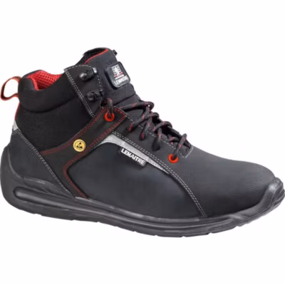 Chaussures de sécurité montantes Lemaitre Super X S3 ESD SRC Noir / Rouge 46