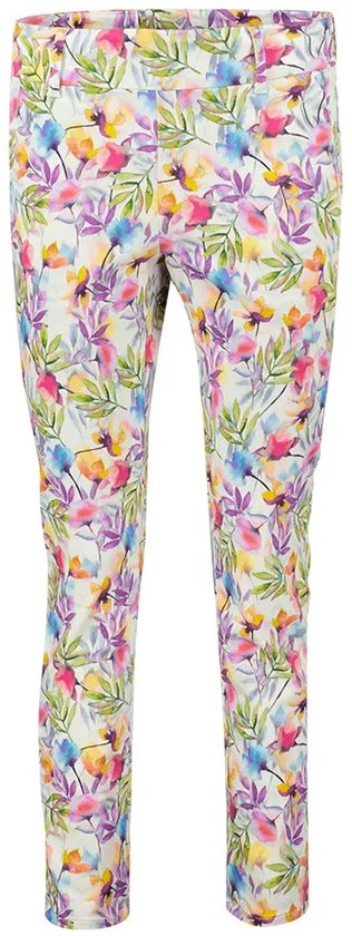 Alberto Lucy-cr Summer Flowers Wr Pantalon Multicolore 36 Femme