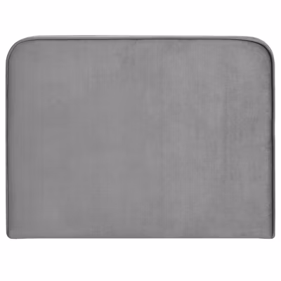 Tête de lit LUNAR 90 avec fixation murale, en tissu – Gris