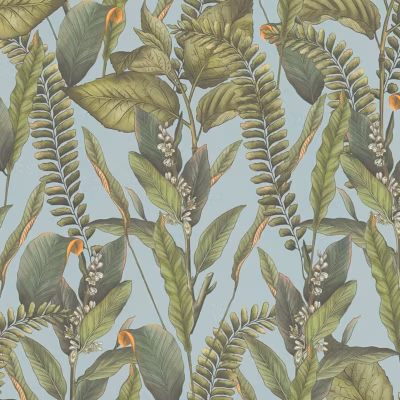 Profhome 394133-GU Papier peint floral légèrement texturé mat 5,33 m2
