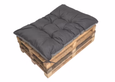 Coussin de palette 120x50cm, coussins de banc Anthracite, coussin extérieur/intérieur coussins de sol confortables