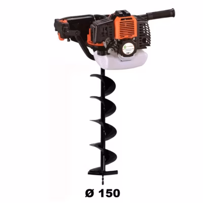 Tarière thermique 52 cm3 – 3 CV + mèche 150 mm – GT GARDEN
