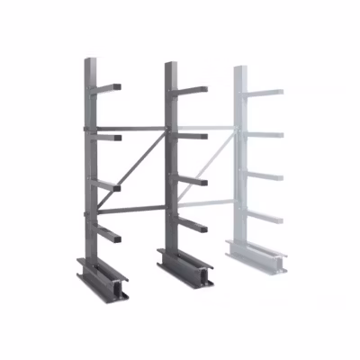 Rayonnage Cantilever Mi-lourd 5 nvx 1 côté H. 2,5m x L.1m x P.600
