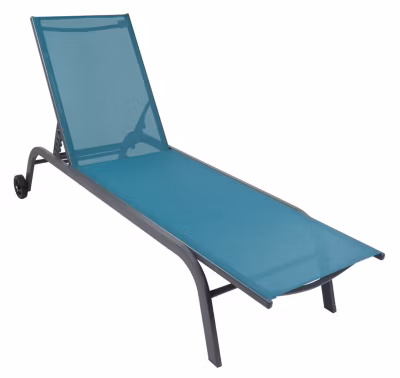 Séjour solaire Sonlas L. 192 x H. 32 x L. 58 cm Bleu