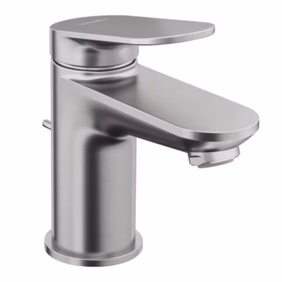 Mitigeur lavabo DURAVIT Wave S avec vidage inox brossé