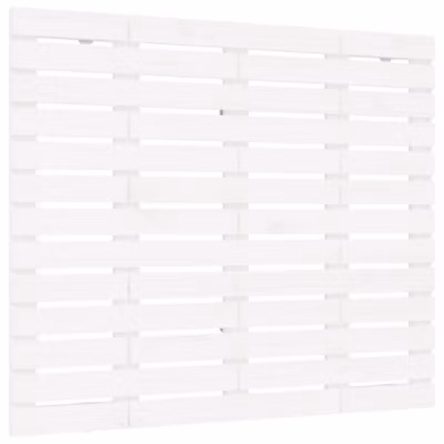 vidaXL Tête de lit murale Blanc 106x3x91,5 cm Bois massif de pin 824664