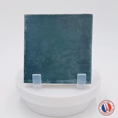 carrelage sol / mur effet zellige bejmat bleu 10×10 cm mate ARGILE GLACIER 10×10 cm