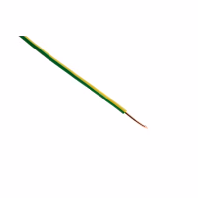 Fil électrique H07V-U 1,5mm² jaune/vert – 100m – Zenitech