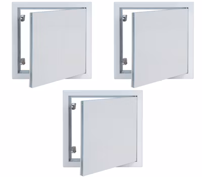 Trappe de visite HQ Laquée Blanche Semin, isolante et étanche, 20 cm x 20 cm (lot de 3)
