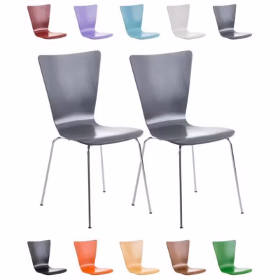 -CLP-Lot de 2 chaises visiteur Aaron-Array