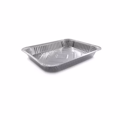 500 Plats 1/4 Gastro Bas en Aluminium 1150 ml (264 x 160 x H. 40 mm) Pratiques et Résistants Usage Alimentaire – D-Work