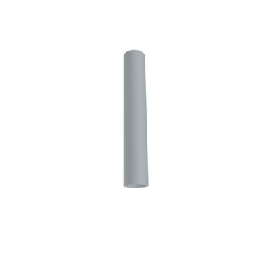 LUMICOM – ROND Plafonnier, 1x GU10, max 33W, métal, gris, D.6cm x H30cm