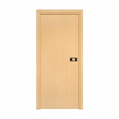 Bloc-porte pose fin de chantier  Premium Miro avec poignée Exclusive noire, H.204 x l.73 cm, aspect chêne clair, réversible