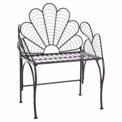 Chaise de jardin LIGURIA Métal Noir