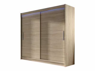 Armoire Closico Pallor I, Nombre d&rsquo;étagères: 5, 215x180x58cm