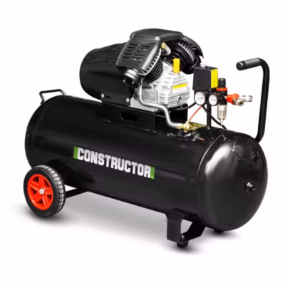 Compresseur à huile 100L bicylindre – 8 bars – 2.2Kw – Constructor