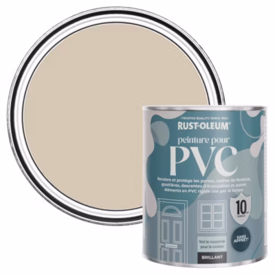 Peinture Marron pour Portes et Fenêtres en PVC, Finition Brillante – RUST-OLEUM – Caramel 750ml