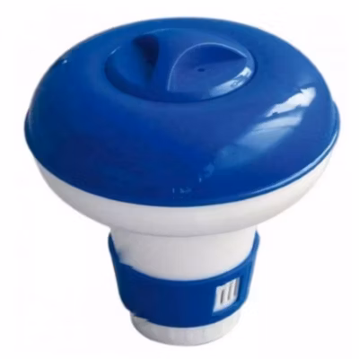 Petit doseur diffuseur de chlore ou brome 13 cm, flottant en plastique pour petite pastille