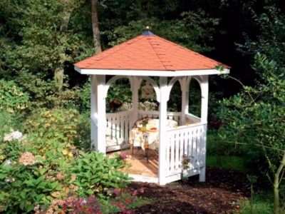 Tonnelle bois  » Nancy  »  8.48m²  3.60 x h 2.93 m