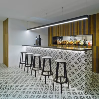 Carrelage Imitation Carreaux de Ciment LA MADELEINE 20×20 Lyla Noir – Les Carreaux de Jean