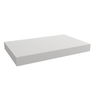 Naturel plan vasque 80x8x50 cm, blanc brillant (DO8050B)