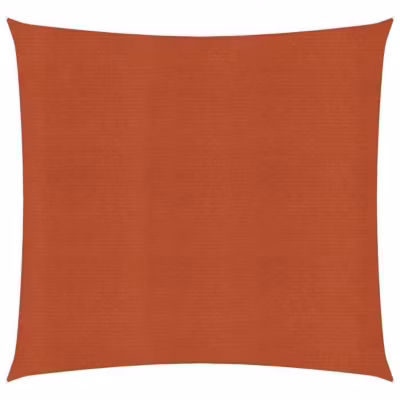 vidaXL Voile d&rsquo;ombrage 160 g-m2 Terre cuite 4×4 m PEHD