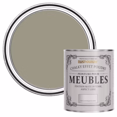 Peinture Marron pour Meubles mate effet poudré Chalky – RUST-OLEUM – Racine 750ml