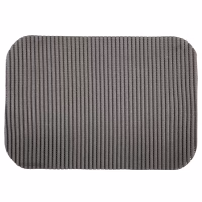 Tapis de vaisselle microfibre 32×44,5cm gris – Gris- 5five