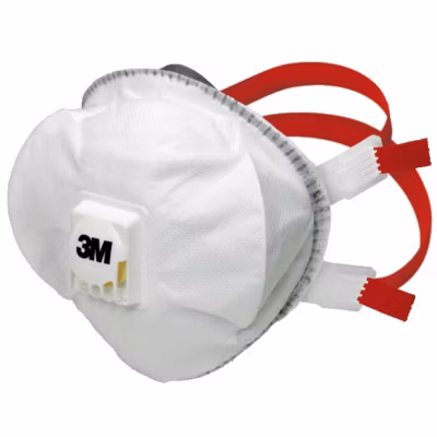 Boîte de 5 masques respiratoires coques jetables série 8835+ FFP3 RD avec soupape – 3M – 7100081542