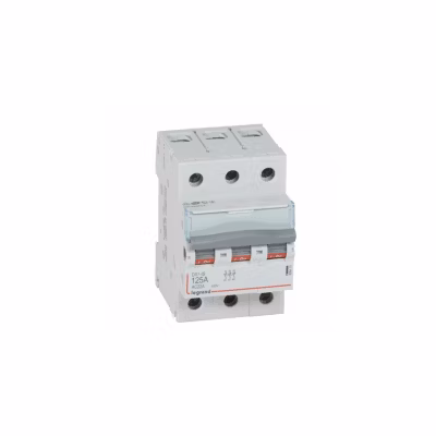 406470 Interrupteur Sectionneur Triphasé 3p 400v – 125a – 3 Modules – Bornes à Vis Legrand Dx3-is